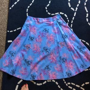 NWT $70 Newman Marcus midi 100% cotton skirt sz M